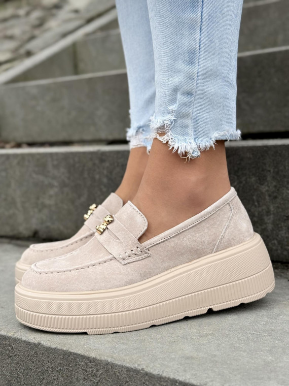 Wyjątkowe mokasyny ze skóry naturalnej