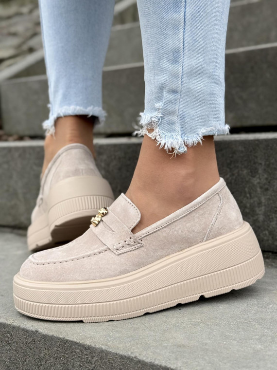 Wyjątkowe mokasyny ze skóry naturalnej