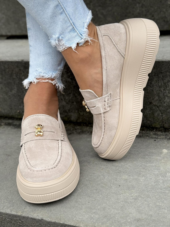 Wyjątkowe mokasyny ze skóry naturalnej