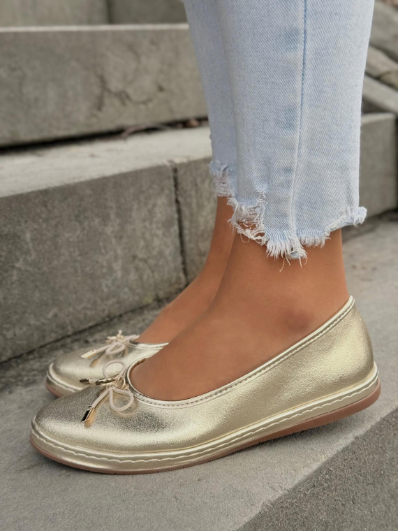 Balerinki ze skóry naturalnej