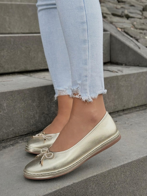 Balerinki ze skóry naturalnej