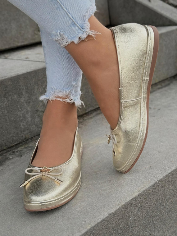 Balerinki ze skóry naturalnej