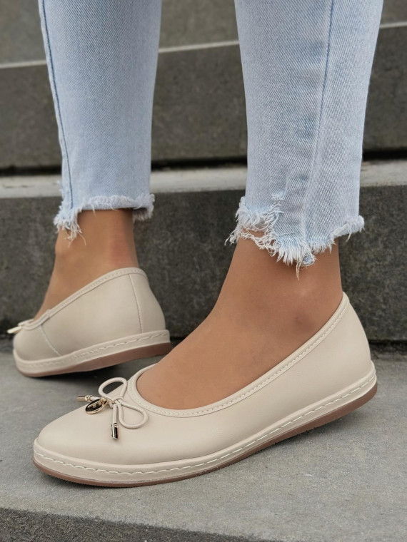 Balerinki ze skóry naturalnej