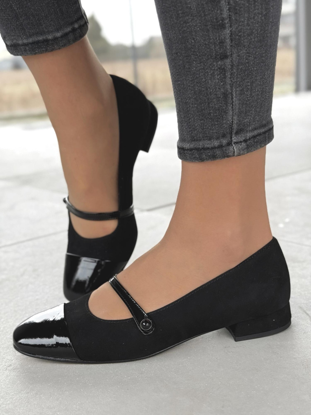 Balerinki ze skóry naturalnej OLEKSY Polskiej produkcji