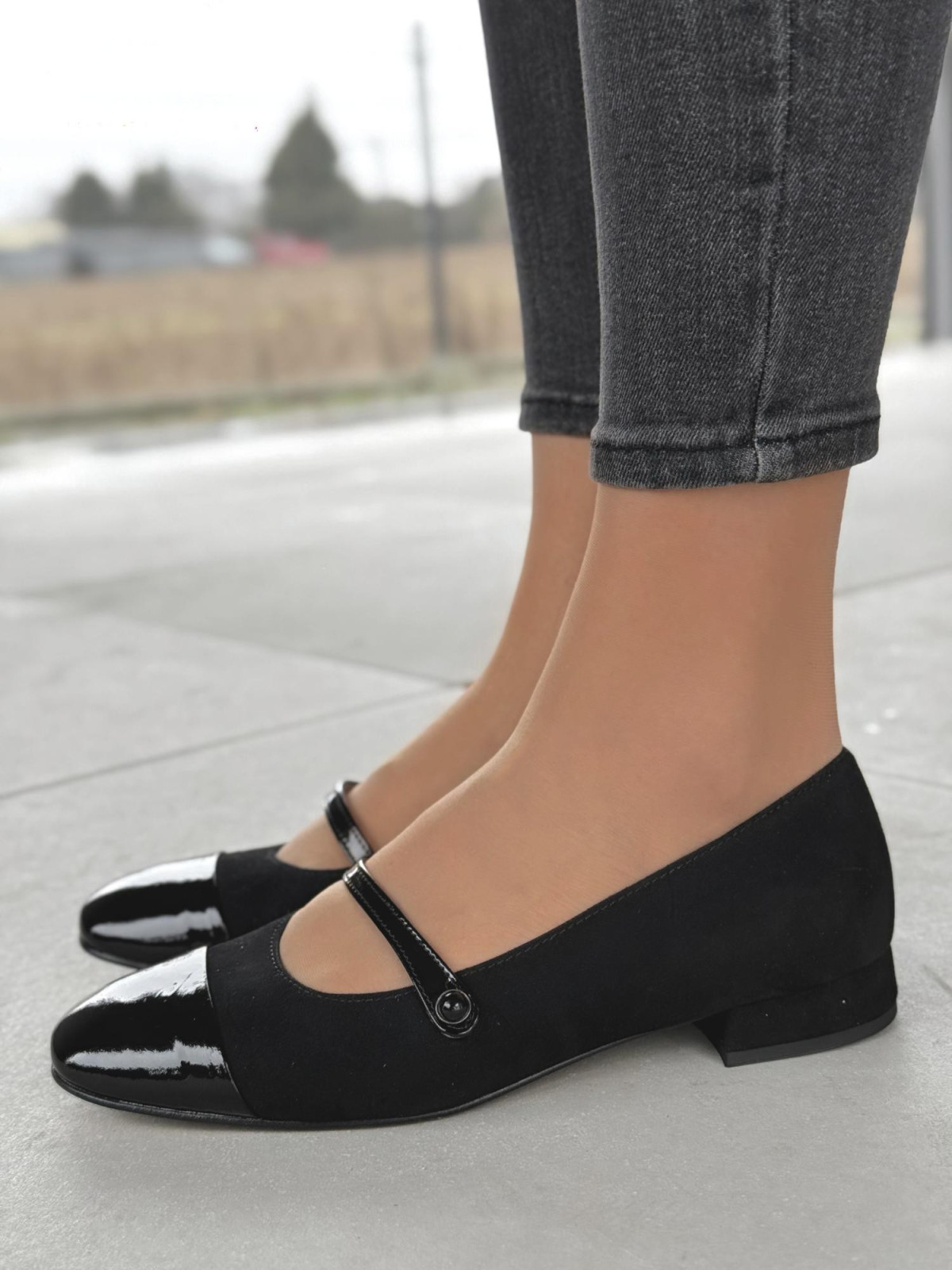 Balerinki ze skóry naturalnej OLEKSY Polskiej produkcji