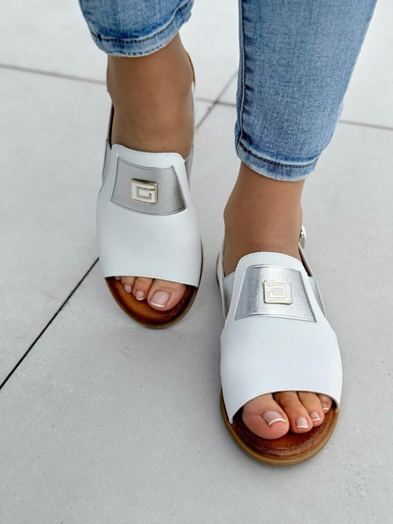 Sandałki damskie OLEKSY ze skóry naturalnej Polskiej produkcji