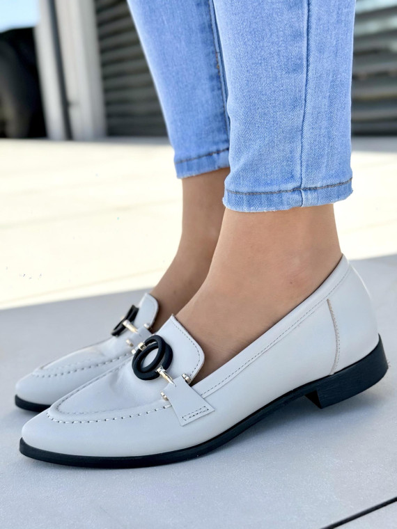 Mokasyny damskie OLEKSY ze skóry naturalnej Polskiej produkcji