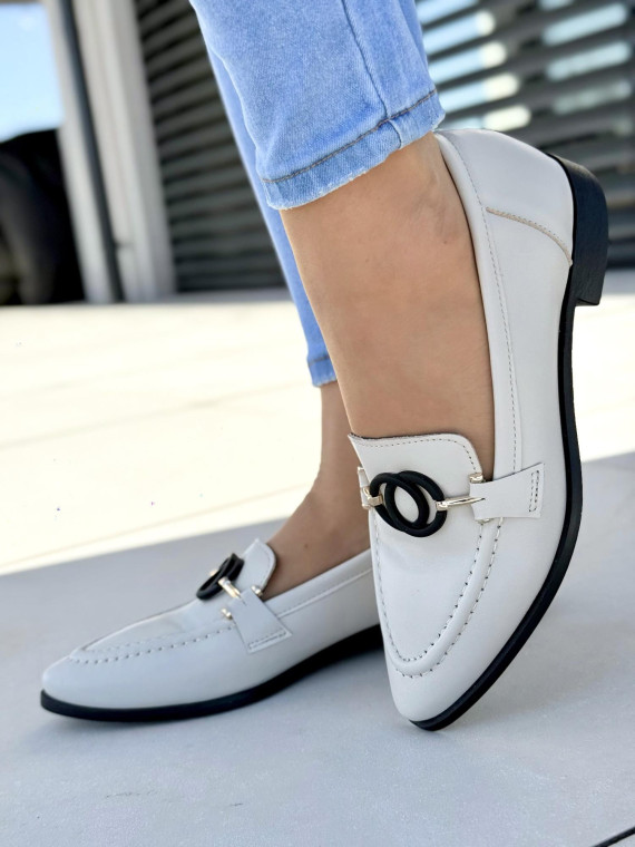 Mokasyny damskie OLEKSY ze skóry naturalnej Polskiej produkcji