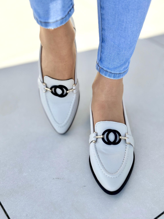 Mokasyny damskie OLEKSY ze skóry naturalnej Polskiej produkcji