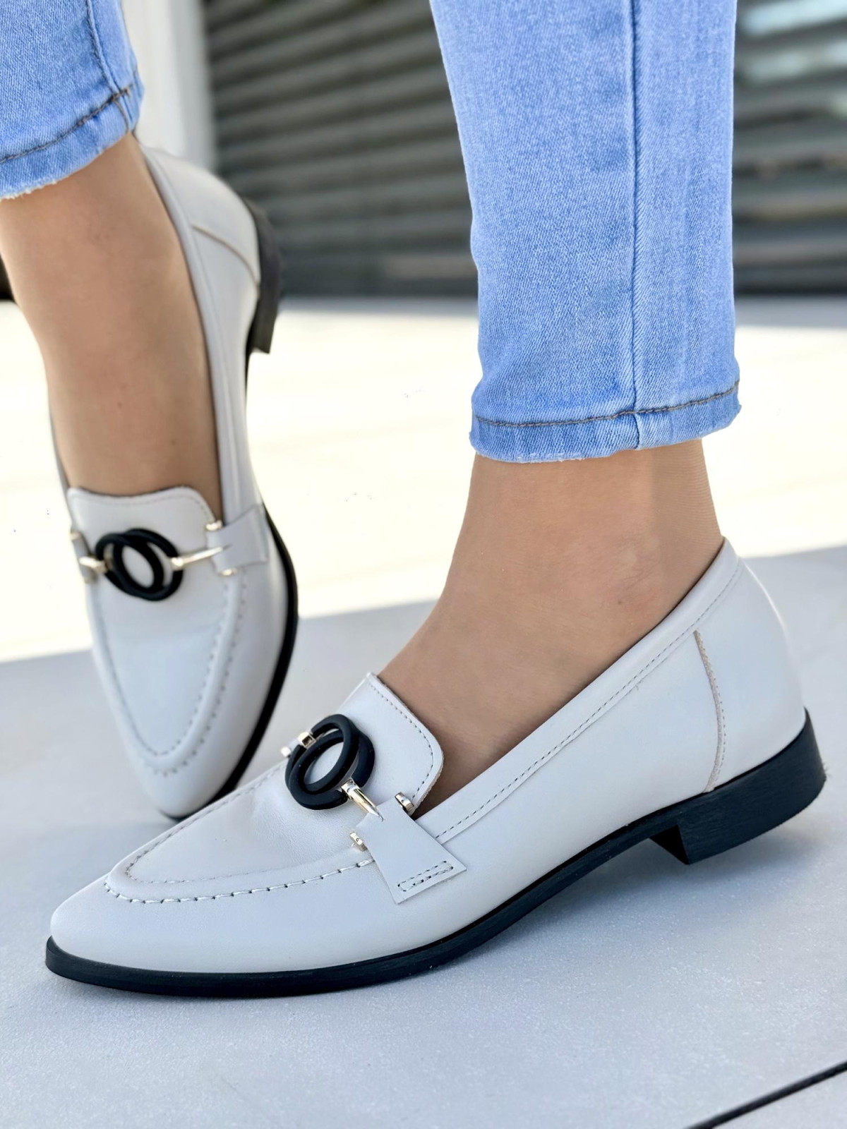 Mokasyny damskie OLEKSY ze skóry naturalnej Polskiej produkcji