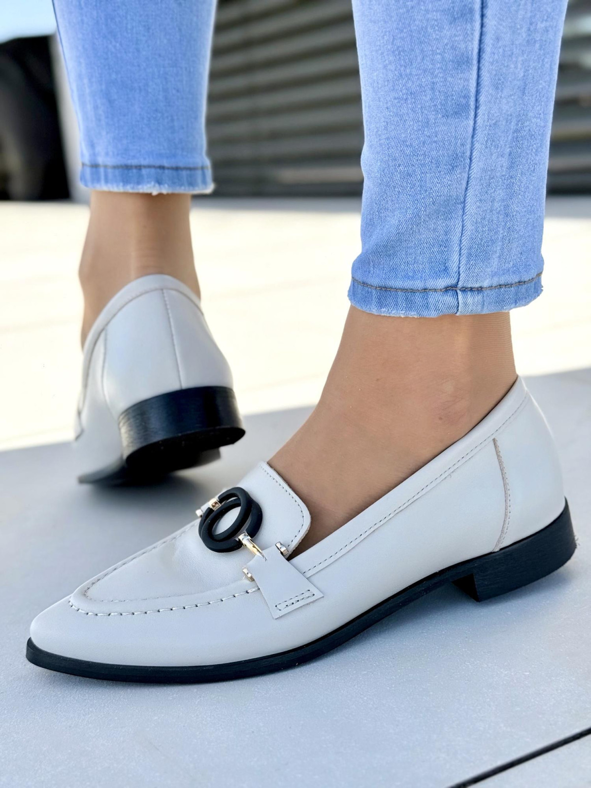 Mokasyny damskie OLEKSY ze skóry naturalnej Polskiej produkcji