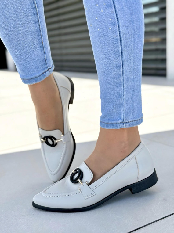 Mokasyny damskie OLEKSY ze skóry naturalnej Polskiej produkcji