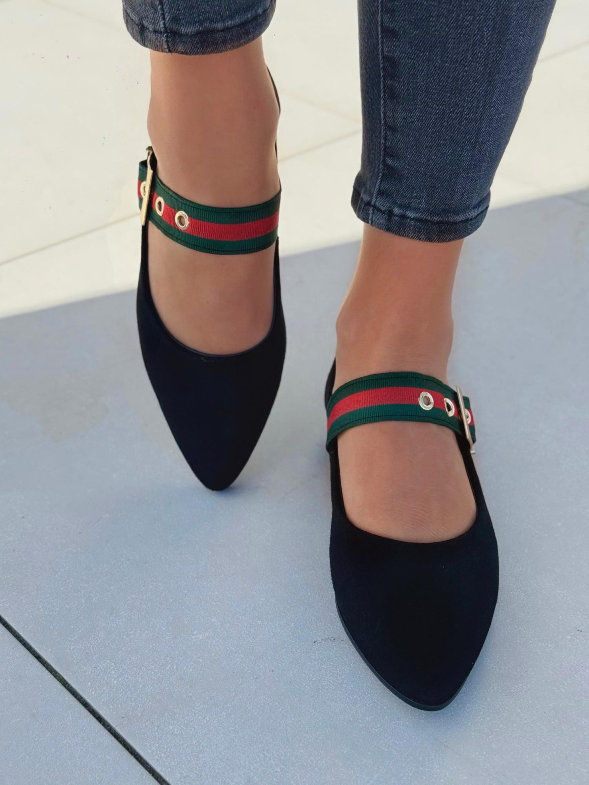 Balerinki ze skóry naturalnej OLEKSY Polskiej produkcji