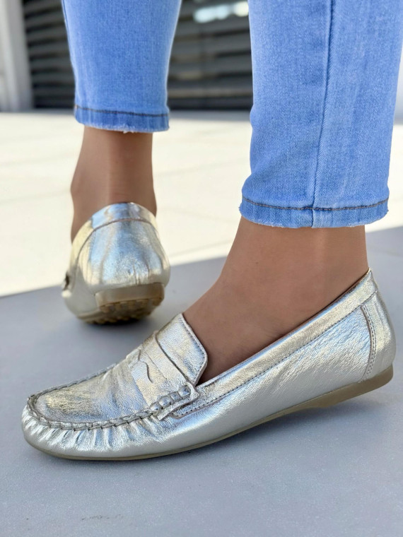 Mokasyny damskie OLEKSY ze skóry naturalnej