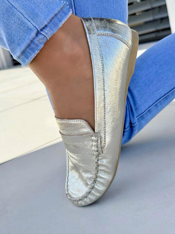 Mokasyny damskie OLEKSY ze skóry naturalnej