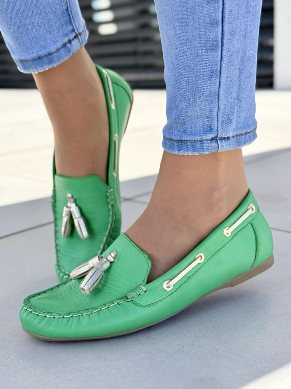 Mokasyny damskie OLEKSY ze skóry naturalnej