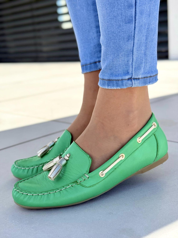 Mokasyny damskie OLEKSY ze skóry naturalnej