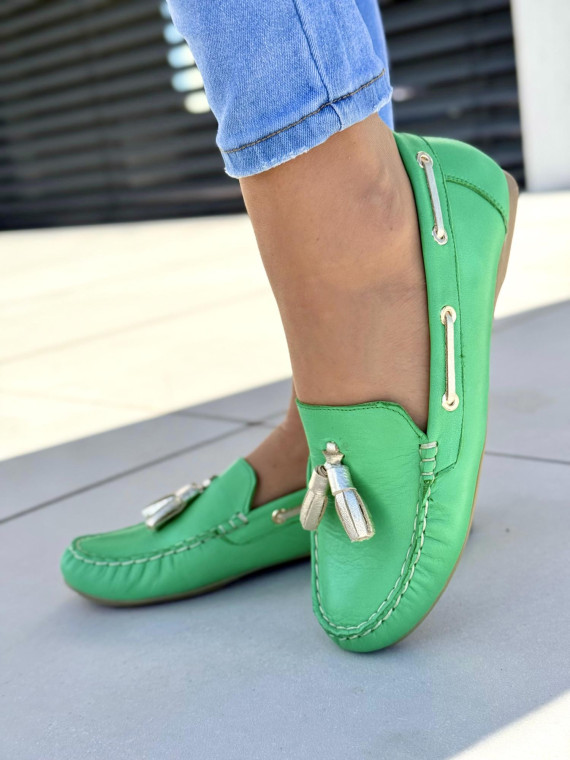 Mokasyny damskie OLEKSY ze skóry naturalnej