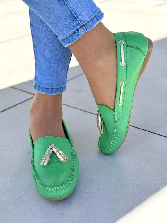 Mokasyny damskie OLEKSY ze skóry naturalnej