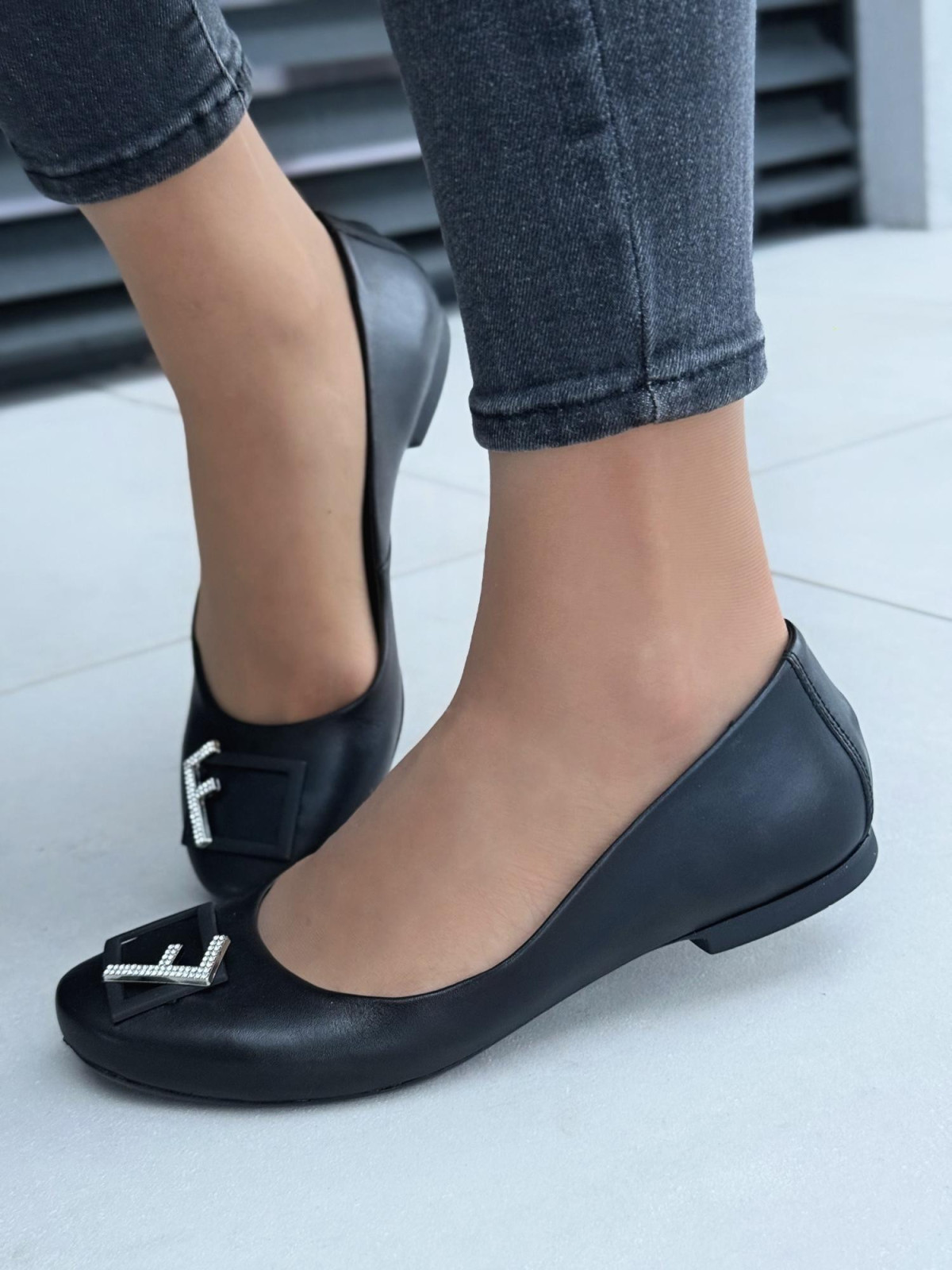 Balerinki ze skóry naturalnej OLEKSY Polskiej produkcji