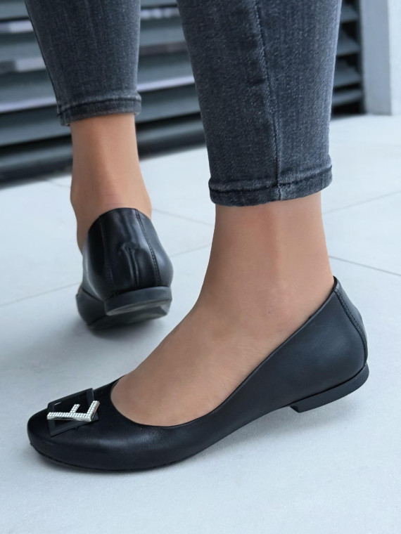 Balerinki ze skóry naturalnej OLEKSY Polskiej produkcji