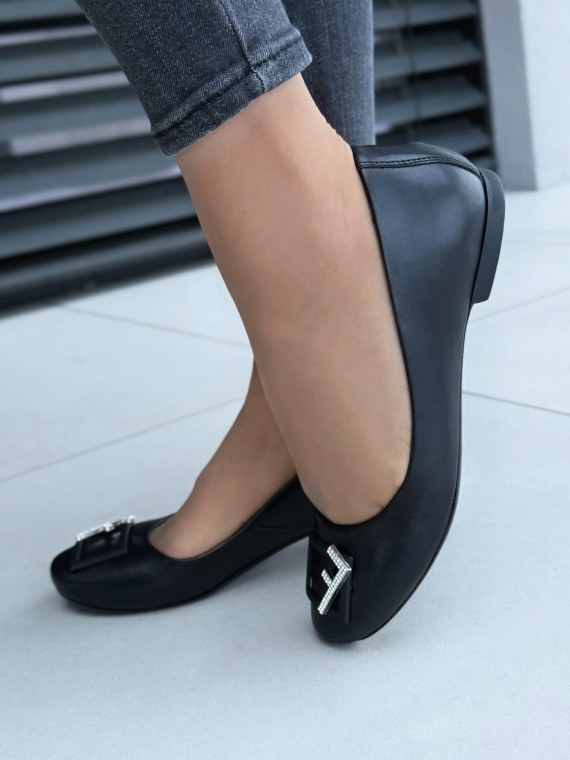 Balerinki ze skóry naturalnej OLEKSY Polskiej produkcji