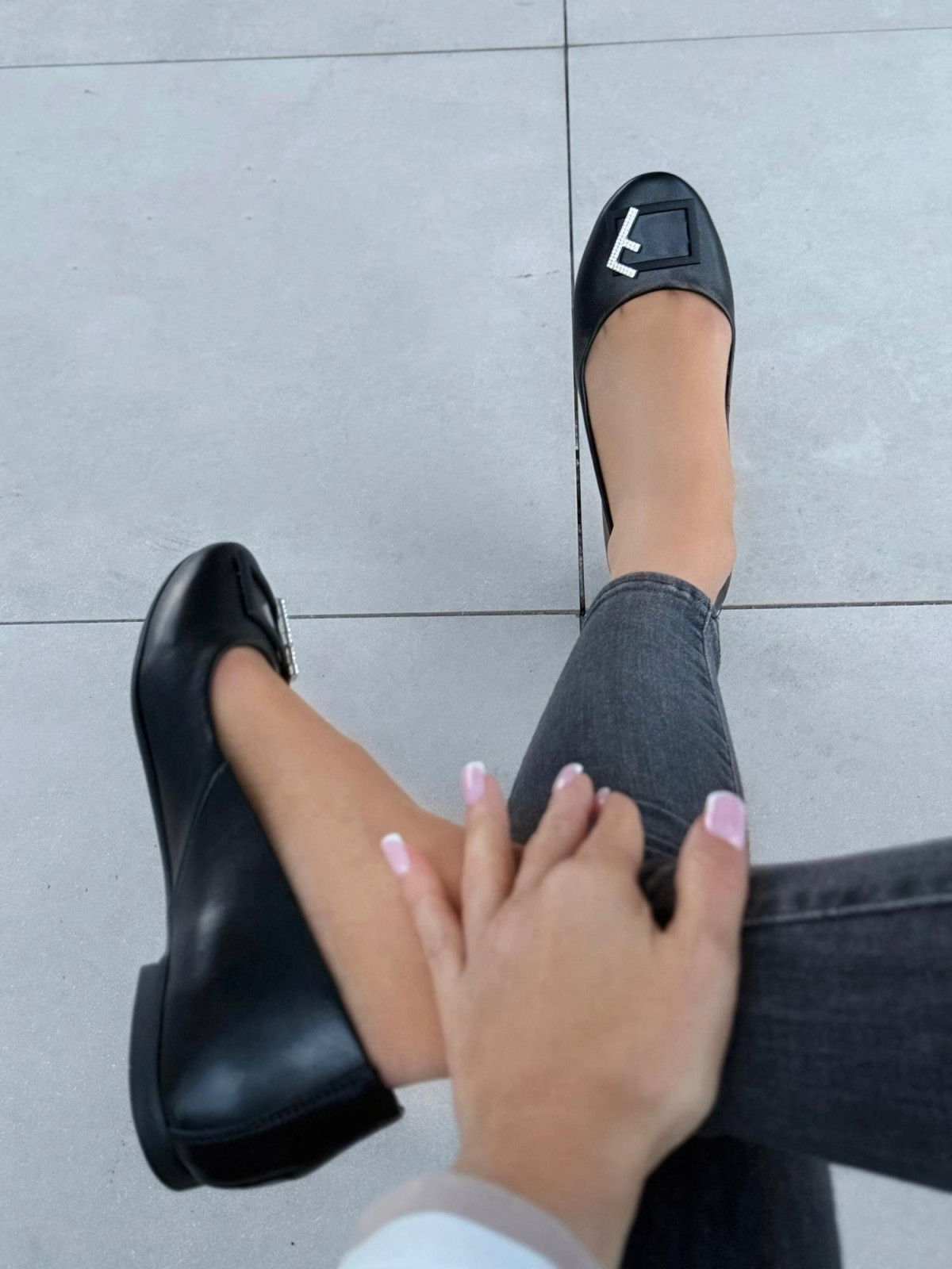 Balerinki ze skóry naturalnej OLEKSY Polskiej produkcji