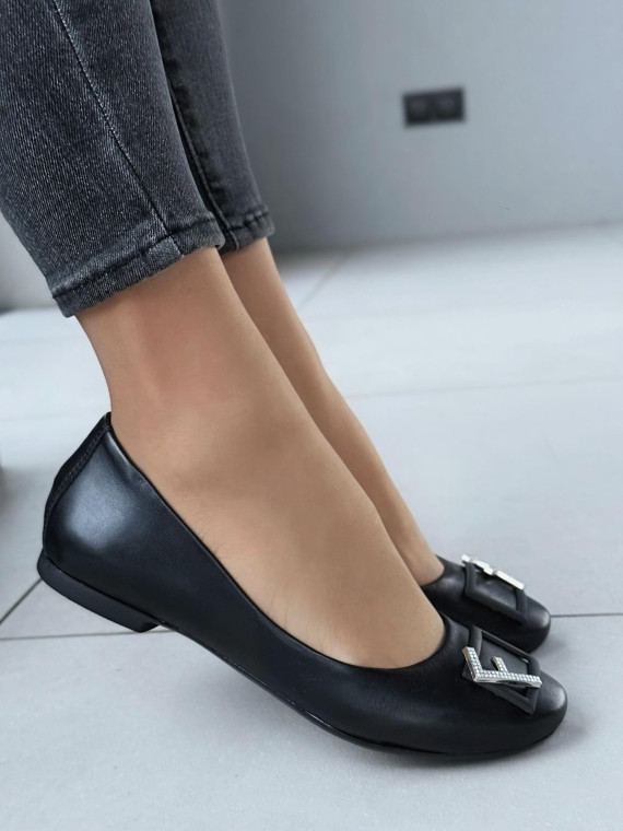 Balerinki ze skóry naturalnej OLEKSY Polskiej produkcji