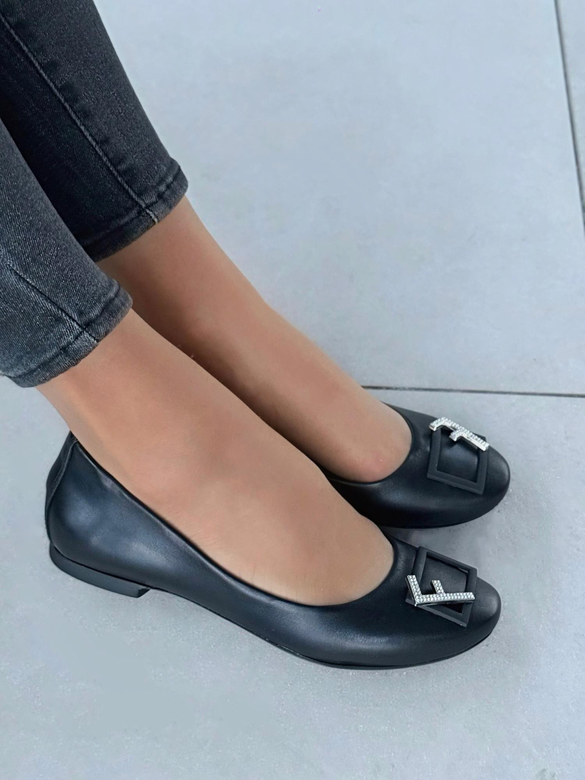 Balerinki ze skóry naturalnej OLEKSY Polskiej produkcji