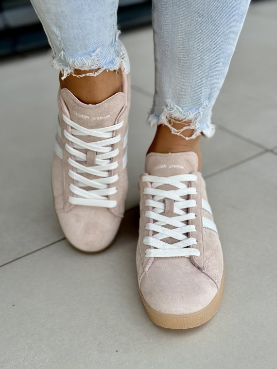 Sneakersy damskie ze skóry naturalnej