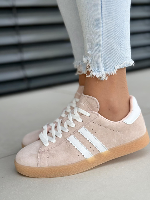 Sneakersy damskie ze skóry naturalnej