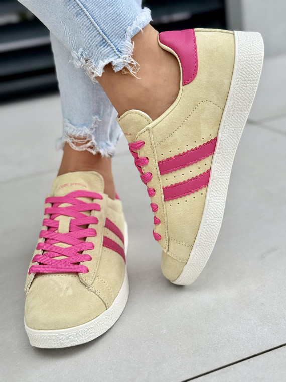 Sneakersy damskie ze skóry naturalnej