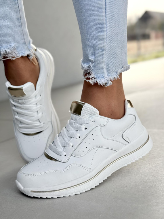 Sneakersy damskie ze skóry naturalnej