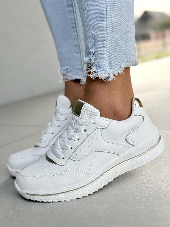 Sneakersy damskie ze skóry naturalnej