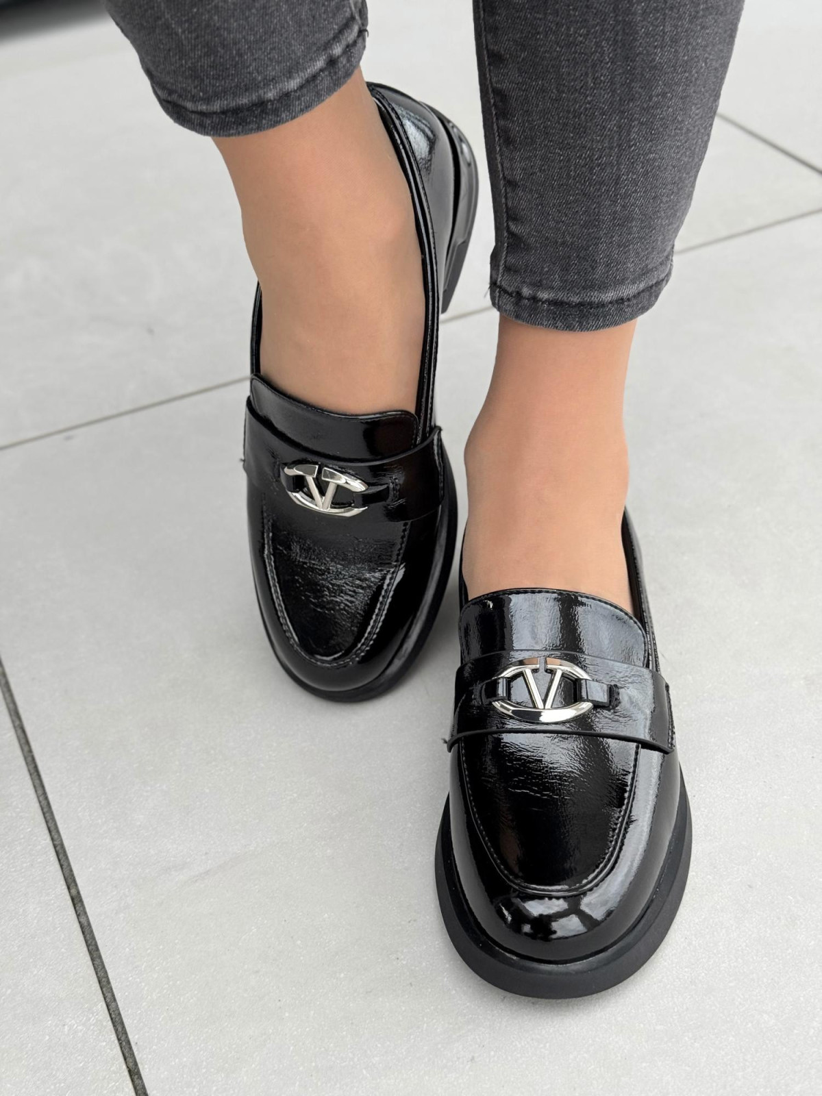 Mokasyny damskie ze skóry naturalnej