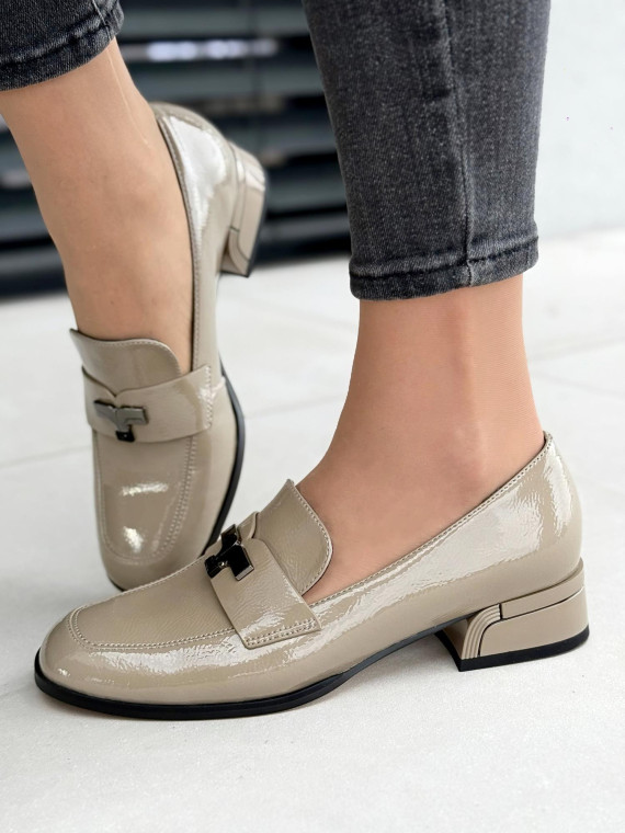 Mokasyny damskie ze skóry naturalnej