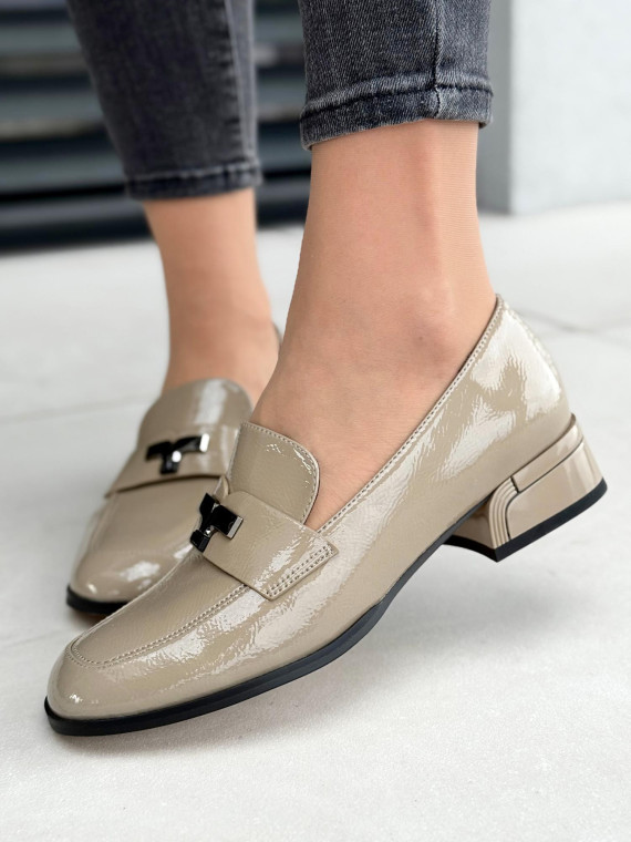 Mokasyny damskie ze skóry naturalnej