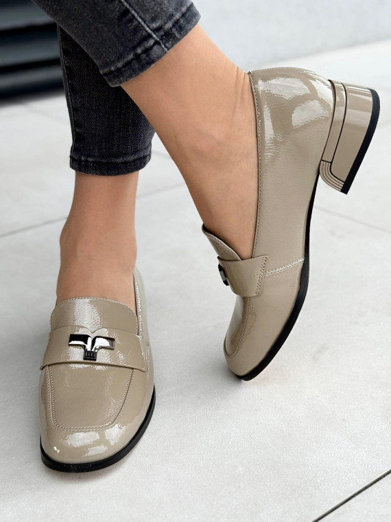 Mokasyny damskie ze skóry naturalnej