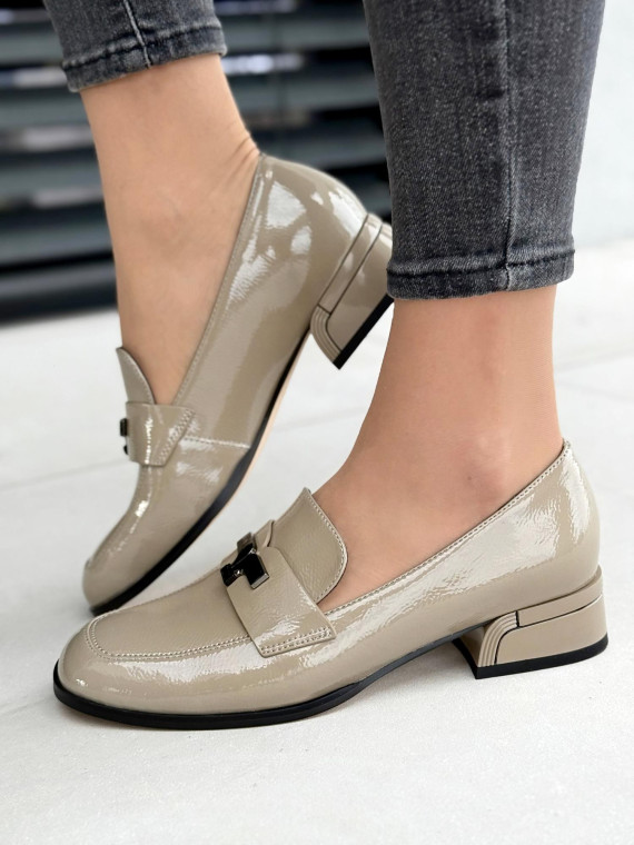 Mokasyny damskie ze skóry naturalnej