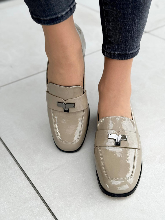 Mokasyny damskie ze skóry naturalnej