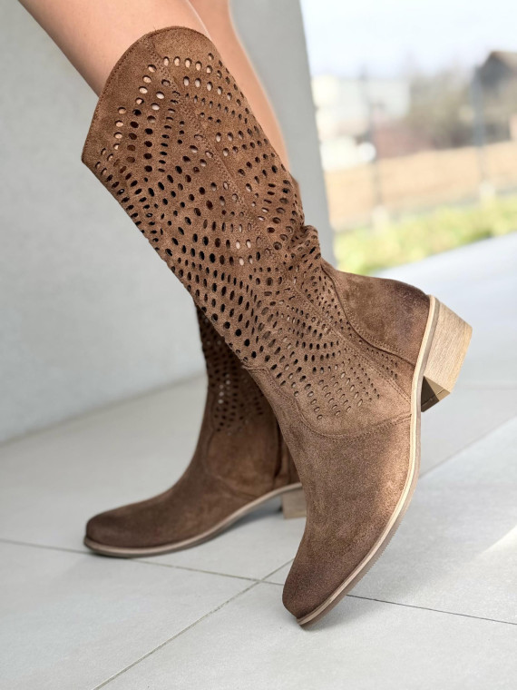 Kowbojki OLEKSY ze skóry naturalnej Polskiej produkcji