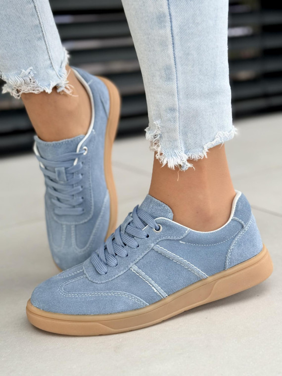 Sneakersy damskie ze skóry naturalnej