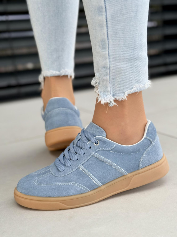 Sneakersy damskie ze skóry naturalnej