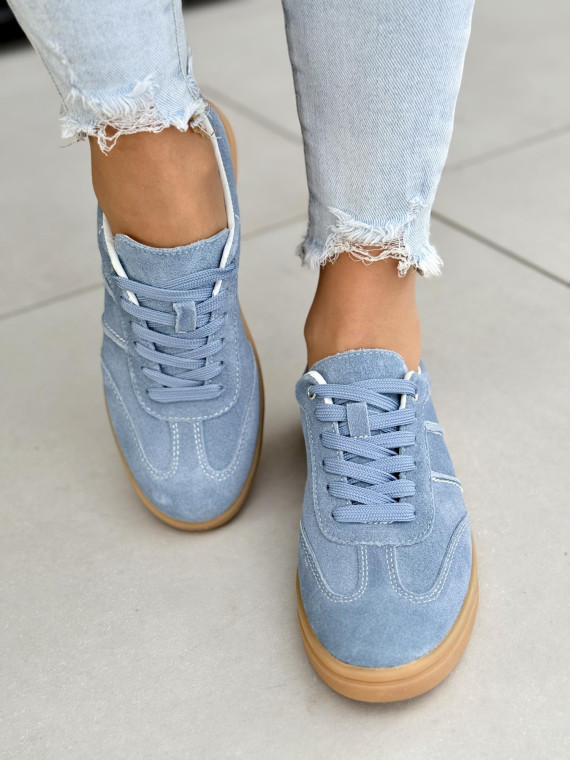 Sneakersy damskie ze skóry naturalnej