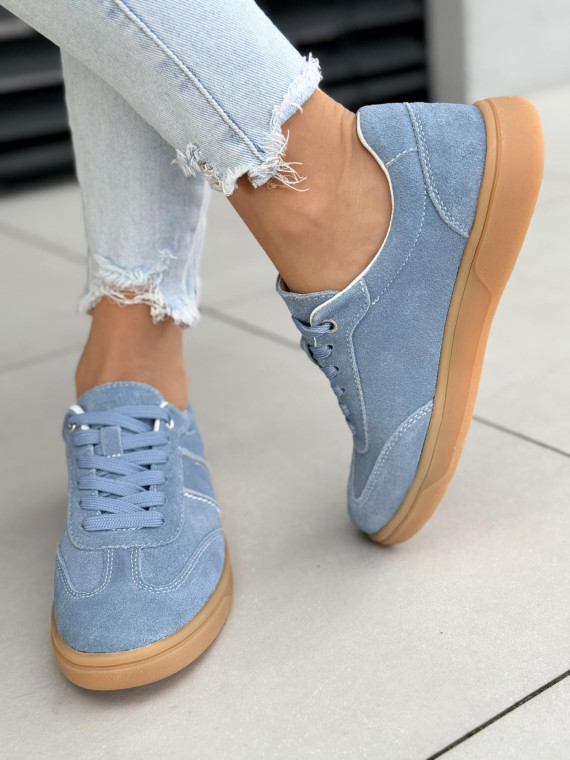 Sneakersy damskie ze skóry naturalnej