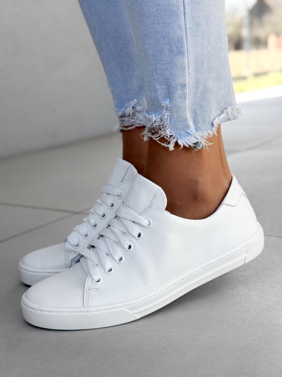 Sneakersy damskie OLEKSY ze skóry naturalnej Polskiej produkcji