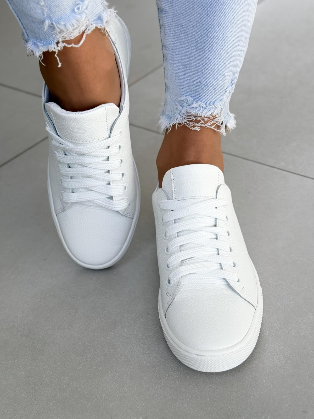 Sneakersy damskie OLEKSY ze skóry naturalnej Polskiej produkcji