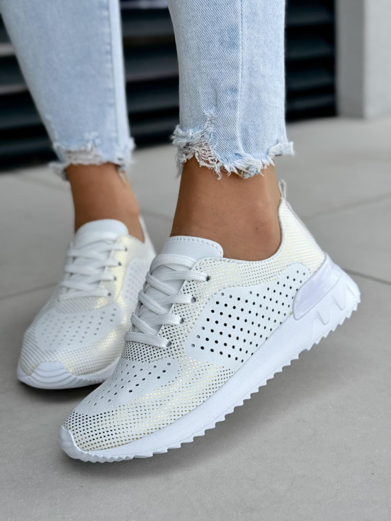 Sneakersy damskie ze skóry naturalnej