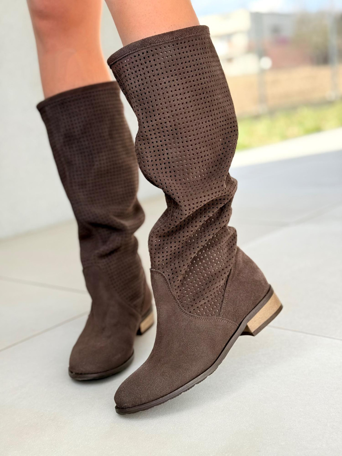 Wyjątkowe kozaki OLEKSY ze skóry Polskiej produkcji