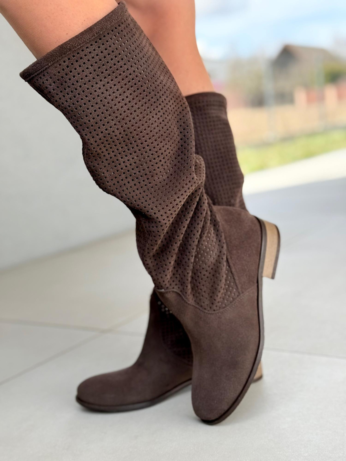 Wyjątkowe kozaki OLEKSY ze skóry Polskiej produkcji